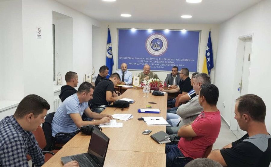 Održan Sastanak Sindikalnog Odbora SO Sudske Policije U FBiH