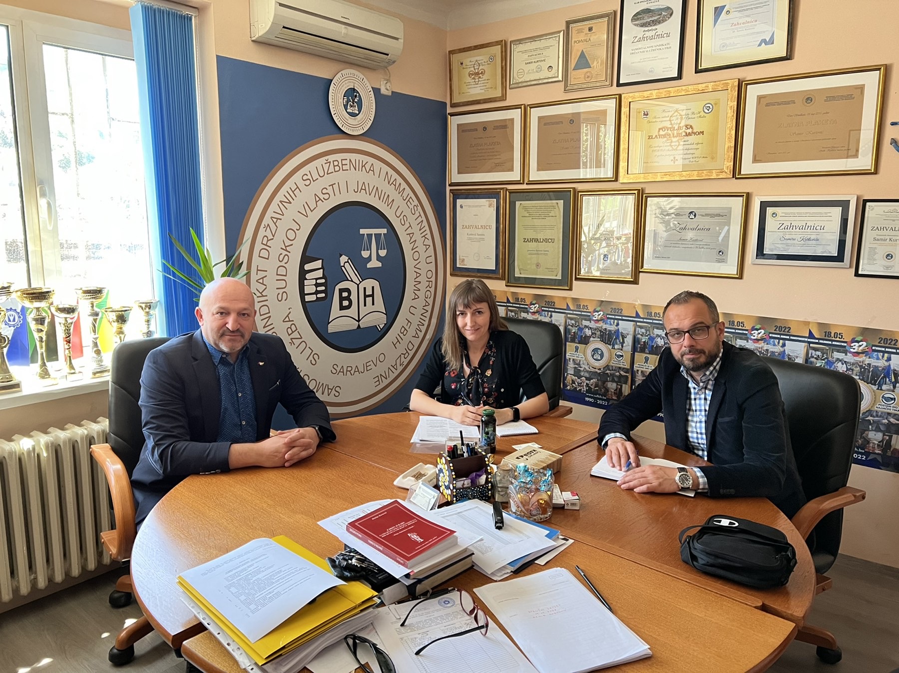 Održan Sastanak Sa Predstavnicima Nove Sindikalne Organizacije Vrhovnog Suda I Federalnog Tužilaštva FBiH
