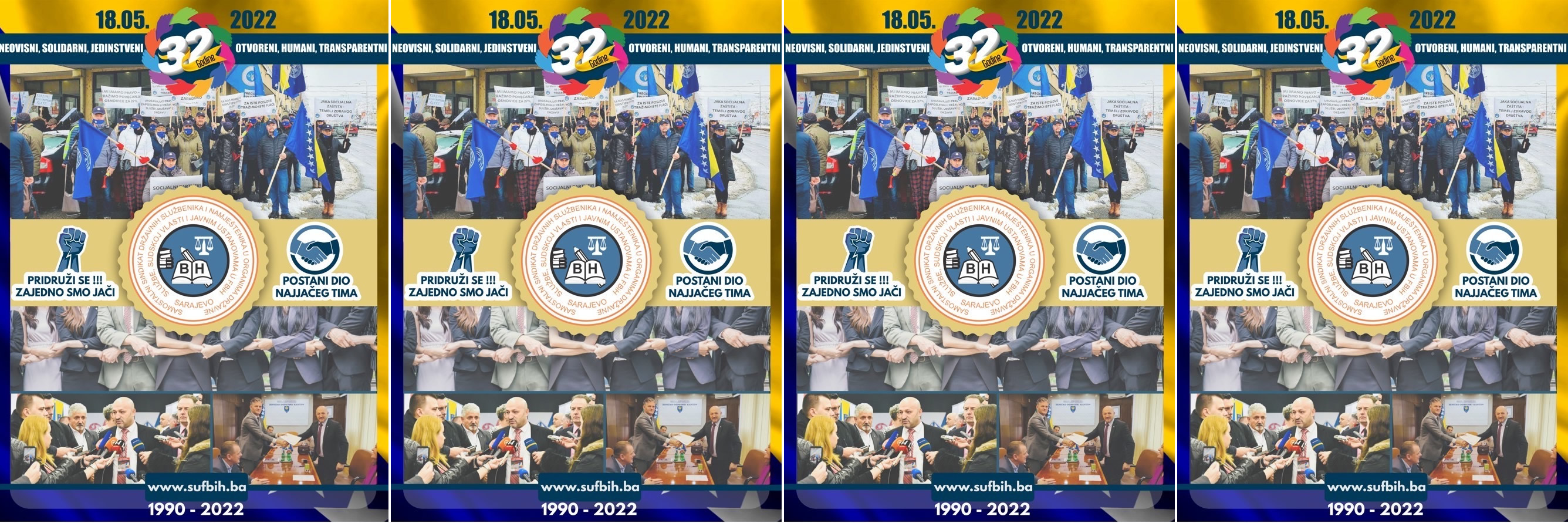 Sindikat Državnih Službenika I Namještenika U Federaciji BiH Slavi 32 Godine Postojanja