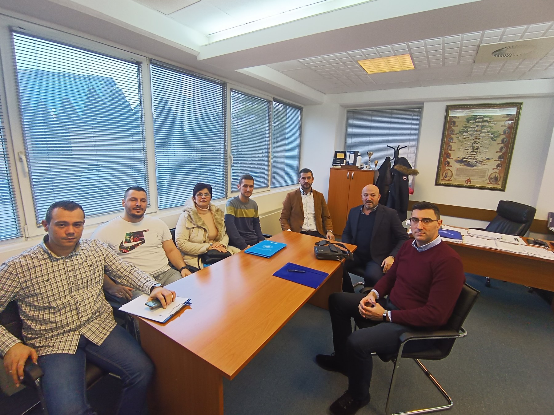 ODRŽAN SASTANAK SA DIREKTOROM “STUDENTSKOG DOMA” NEDŽARIĆI, AMAROM DOVADŽIJOM