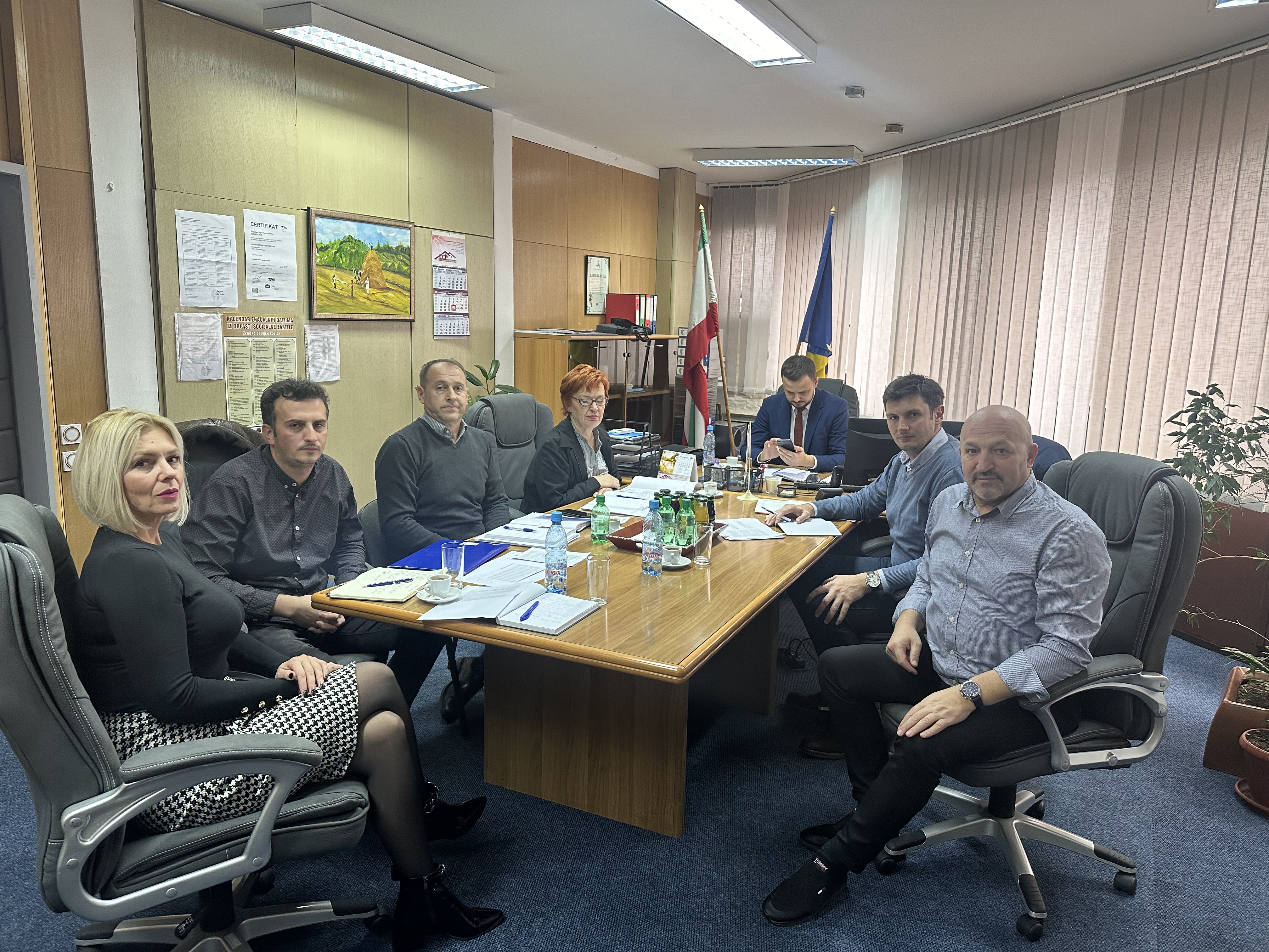 Sastanak U Ministarstvu Za Rad, Socijalnu Politiku I Izbjeglice Vlade ZDK
