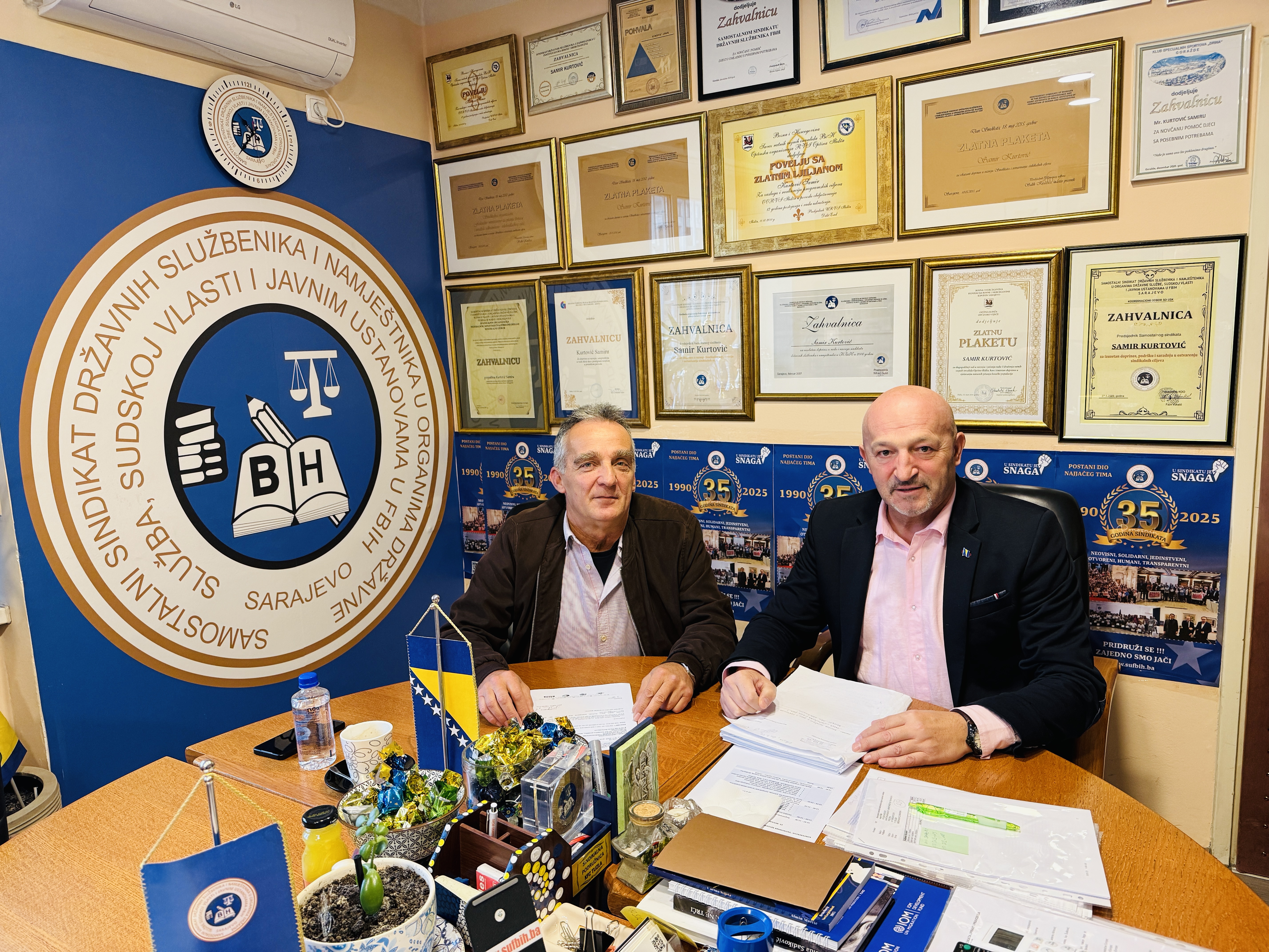 Sastanak Sa Predsjednikom Koordinacije Sudova I Tužilaštva Federacije BiH